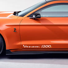 Venom 1200 Vinyl Door Decals for Musclecar GT500 _2