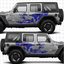 Moose Splash Run Side Doors Vinyl decal sticker fit Jeep Wrangler 3