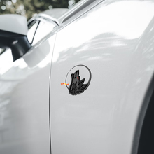 Wolf Moon Fender Badges Tailgate Emblem 3D Badge 2
