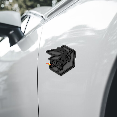 Honeycomb Bee Guardsmen Tailgate Emblem 3D Badge