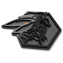 Honeycomb Bee Guardsmen Tailgate Emblem 3D Badge 4