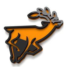 Deer Fender Badges Tailgate Emblem 3D Badge 2