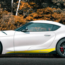 Rocker Panel Side Stripe Vinyl Decals for Toyota Supra MKV A90 A91_3