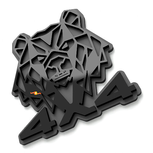 Beer 4x4 Guardabarros Insignias Emblema de Portón Insignia 3D