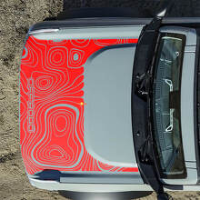 Calcos Topográficos de Capó para Todo Terreno para Ford Bronco 2 3