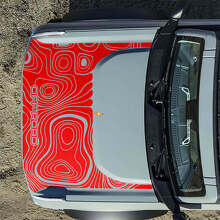 Calcos Topográficos de Capó para Todo Terreno para Musclecar horse 2 5