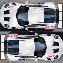 Turbo S Style Front and Rear Fender Quarter Panel Vinyl Decal Kit for Porsche 911_3