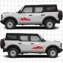 4x4 Off Road Side Door Graphics Decals for Musclecar horse 3