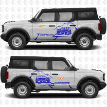 Rock Crawler Mountains Side Doors Graphics Vinyl Decal Sticker 2 fits to Ford Bronco 2