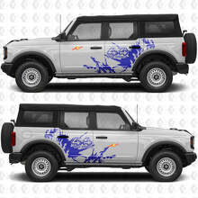 4x4 Off Road Splash Side Doors Graphics Vinyl Decal Sticker fits to Musclecar horse 2