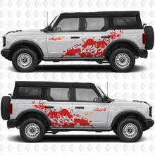 4x4 Off Road Splash Side Doors Vinyl Decal Sticker Graphics 4 for Musclecar horse 3
