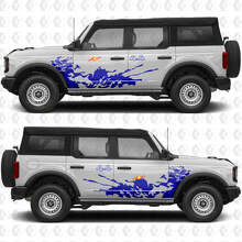 4x4 Off Road Splash Side Doors Vinyl Decal Sticker Graphics 2 for Musclecar horse 2