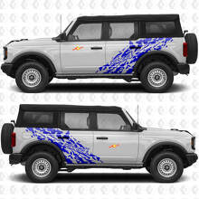 4x4 Off Road Splash Side Doors Vinyl Decal Sticker Graphics 3 for Ford Bronco 2
