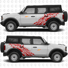 4x4 Off Road Splash Side Doors Graphics Vinyl Decal Sticker 4 fits to Ford Bronco 3