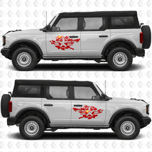 Military Star Splash Side Doors Graphics Vinyl Decal Sticker 2 fits to Ford Bronco 3