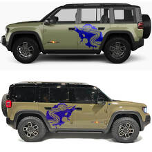 Snake Splash Side Doors Vinyl Decal for Jeep Recon 2