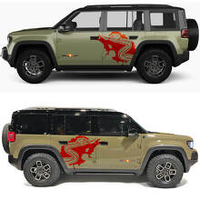 Snake Splash Side Doors Vinyl Decal for Jeep Recon 3