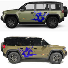 Skull Deer Splash Side Doors Vinyl Decal for Jeep Recon 2