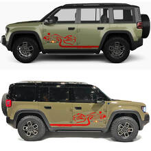 Desert Sunset High Altitude Road Side Doors Vinyl Decal for Jeep Recon 3