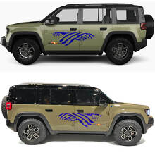 Usé Flag Side Doors Vinyl Decal for Jeep Recon 2