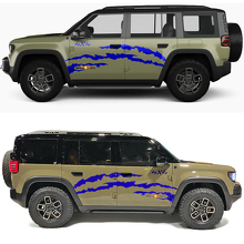 4x4 Claw Marks Side Doors Vinyl Decal for Jeep Recon 2