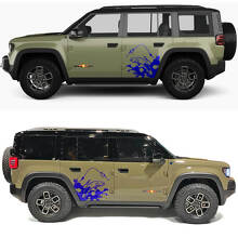 Fishing Rod Trout Splash Side Doors Vinyl Decal for Jeep Recon 2