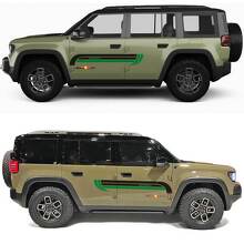 Stripes Retro Sport Side Doors Vinyl Decal for Jeep Recon 3