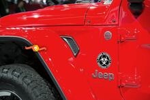 Zombie Outbreak Response Team Biohazard Fender Vinyl Decal Sticker for Jeep Wrangler_2
