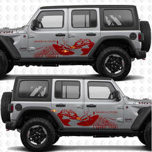 Desert Explore Sahara Altitude Side Doors Vinyl decal sticker fit Jeep Wrangler 2