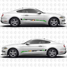 S550 5.2L Supercharged Predator V8 Aero Flow Stripes Side Doors Vinyl Decals Stickers for Ford Mustang 2