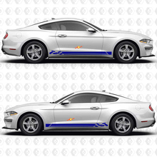 Californian Special Triple Racing Stripes Side Door Vinyl Decal Sticker Graphics for Musclecar Musclecarmodel 2