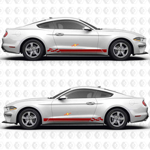 Californian Special Triple Racing Stripes Side Door Vinyl Decal Sticker Graphics for Musclecar Musclecarmodel 3