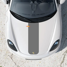 Central Stripe Bonnet Decal Sticker for Porsche Boxster 718 3