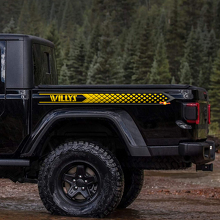Autocollants Vinyle Personnalisés Arrière Latéraux Gladiator pour Jeep Gladiator Willys 2