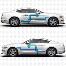 Old School Stripe Side Door Vinyl Decal Sticker Graphics for Musclecar Musclecarmodel 2