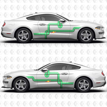 Old School Stripe Side Door Vinyl Decal Sticker Graphics for Musclecar Musclecarmodel 3