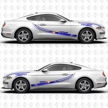 Autoclave Stripe Stickers Shelby GT500 Side Door Vinyl Decals for Ford Mustang 2