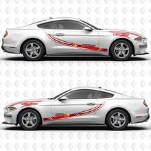 Autoclave Stripe Stickers Shelby GT500 Side Door Vinyl Decals for Ford Mustang 3