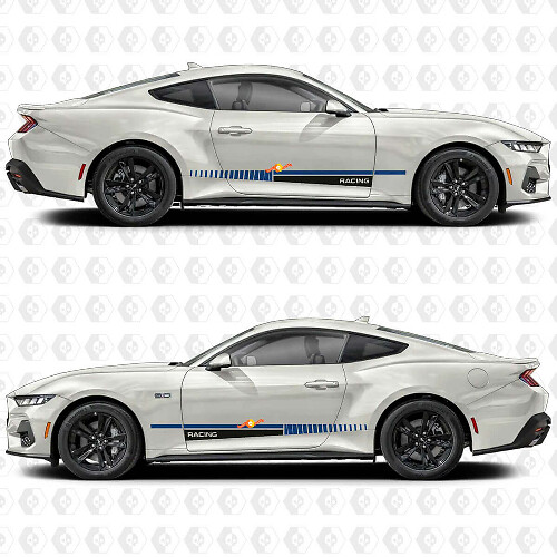 Autracing Look Stripe Side Door Vinyl Decal Sticker Graphics for Musclecar Musclecarmodel