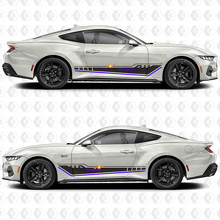 Triple Racing Stripes Side Door Vinyl Decals Stickers for Musclecar Musclecarmodel 2