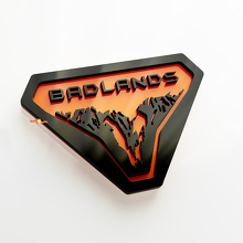 Mountains Badlands Guards Badges Tailgate Emblem 3D Badge 2