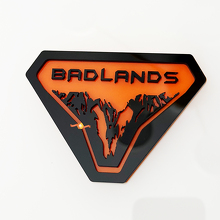 Mountains Badlands Guards Badges Tailgate Emblem 3D Badge 4
