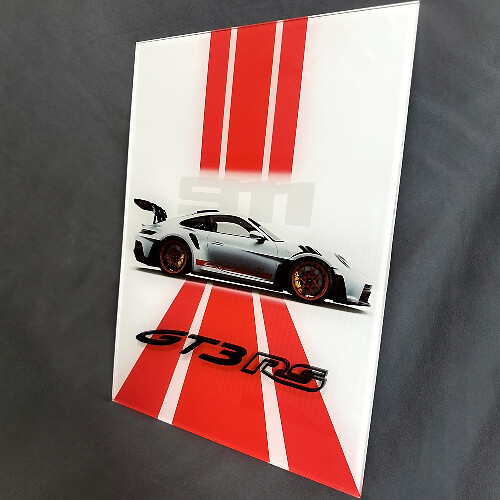 GT3 RS GT3RS Brillant Acrylique Panneau Mural de Garage