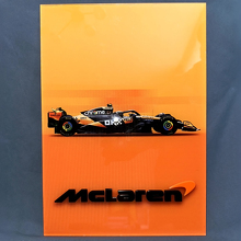 Panneau mural d'atelier en acrylique brillant F1 personnalisé McLaren 2