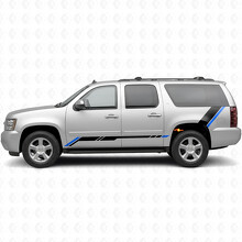 Rising Accent Door & Rear Quarter Vinyl Stripes for Chevrolet Suburban GMT900 2007-2014_3