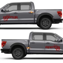 Claw Marks Text Combo Side Doors Vinyl Decal Sticker for Ford F-150 6