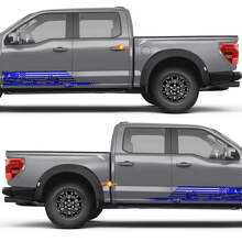 American Flag Desert Theme Side Doors Vinyl Decal Sticker for Ford F-150 2