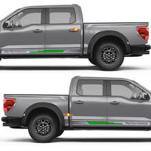 Perfomance Abstract Line Rocker Panel Vinyl Decal Sticker for Ford F-150 3