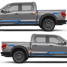 Perfomance Industrial Line Graphic Rocker Panel Rear Fender Vinyl Decal Sticker for Ford F-150 3