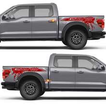 Mud Splash Custom Rear Side Vinyl Decal Kit for Musclecar F-150_3